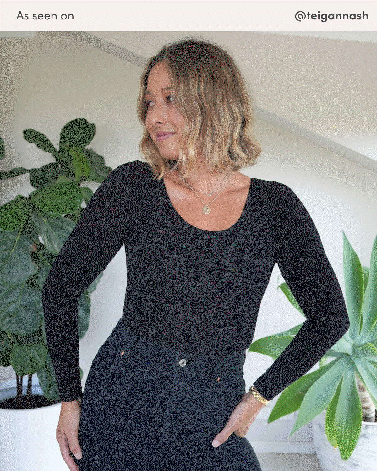Base Layer Long Sleeve Top - Black