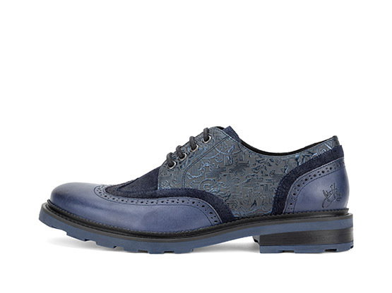 The Nathaniel | Navy Emboss 