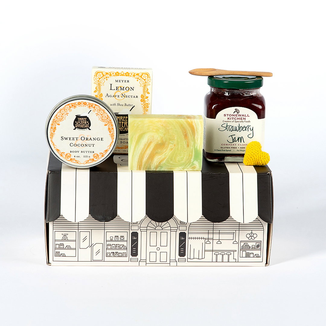 Gourmet goods & spa gift 