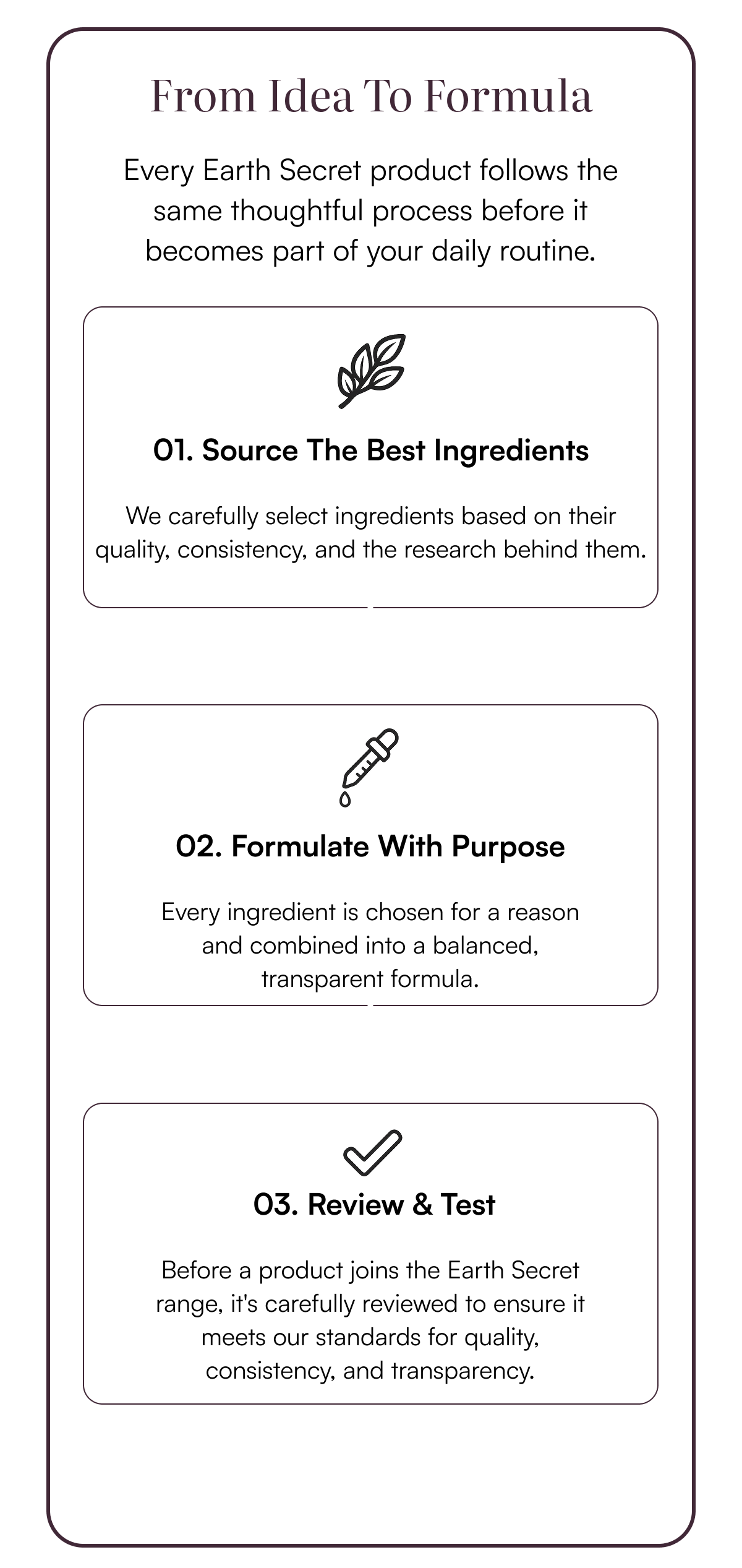 From Idea To Formula