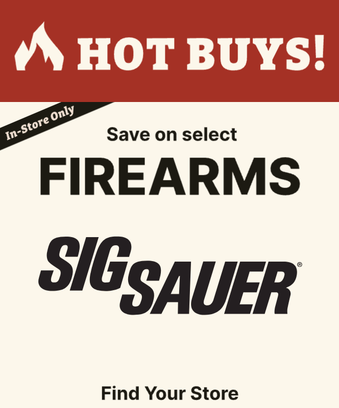 Save on Select Firearms In-Store Only