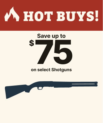 Save Up to $75 on Select Shotguns