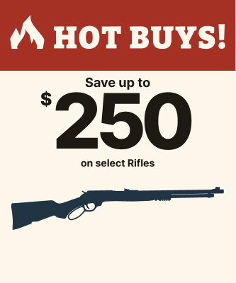 Save Up to $250 on Select Rifles