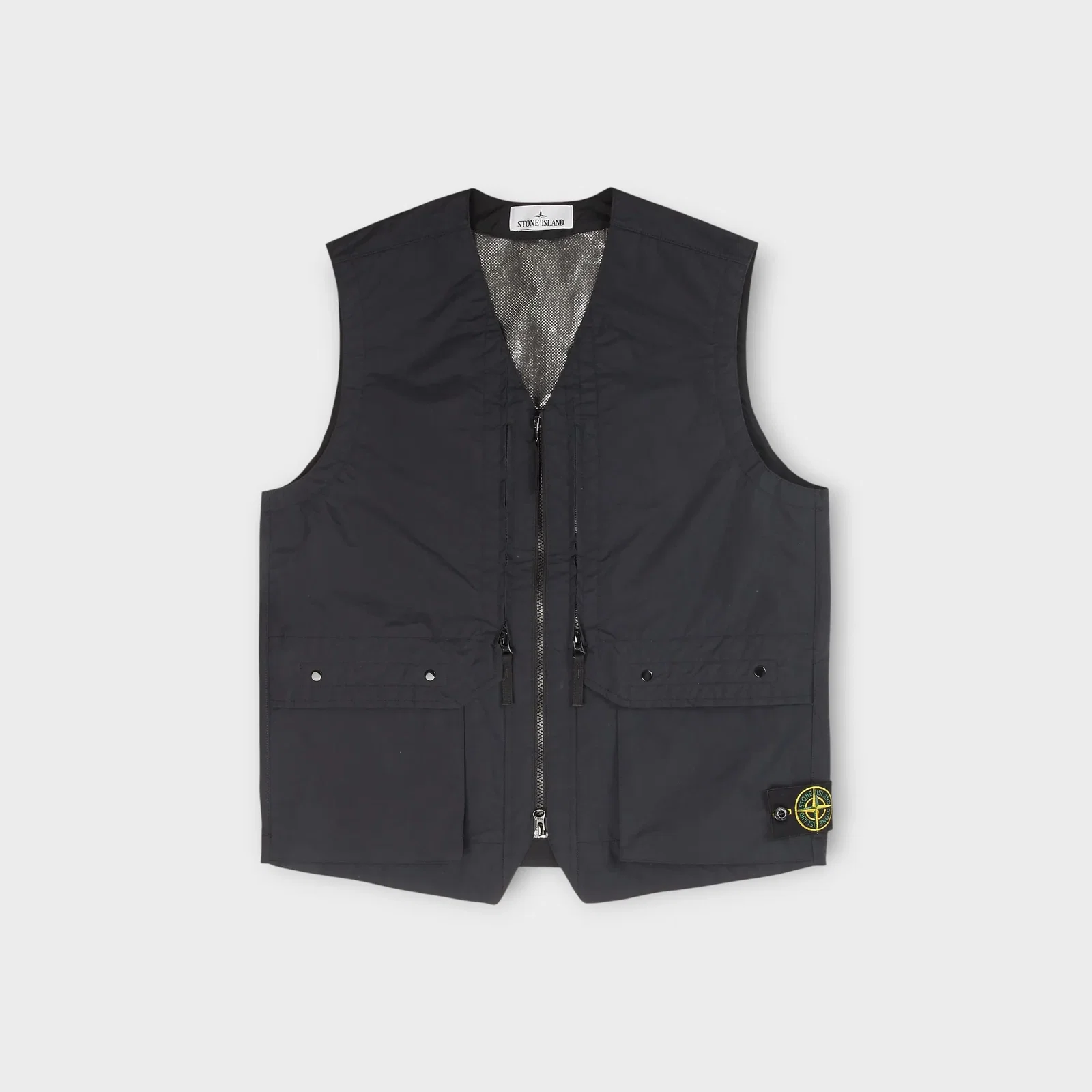 Image of Stone Island Metal Lamina poly Ripstop Vest I navy