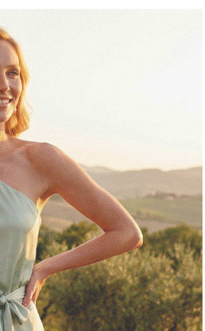 Asymmetrical Draped Stretch Satin Midi Dress In Icy Sage