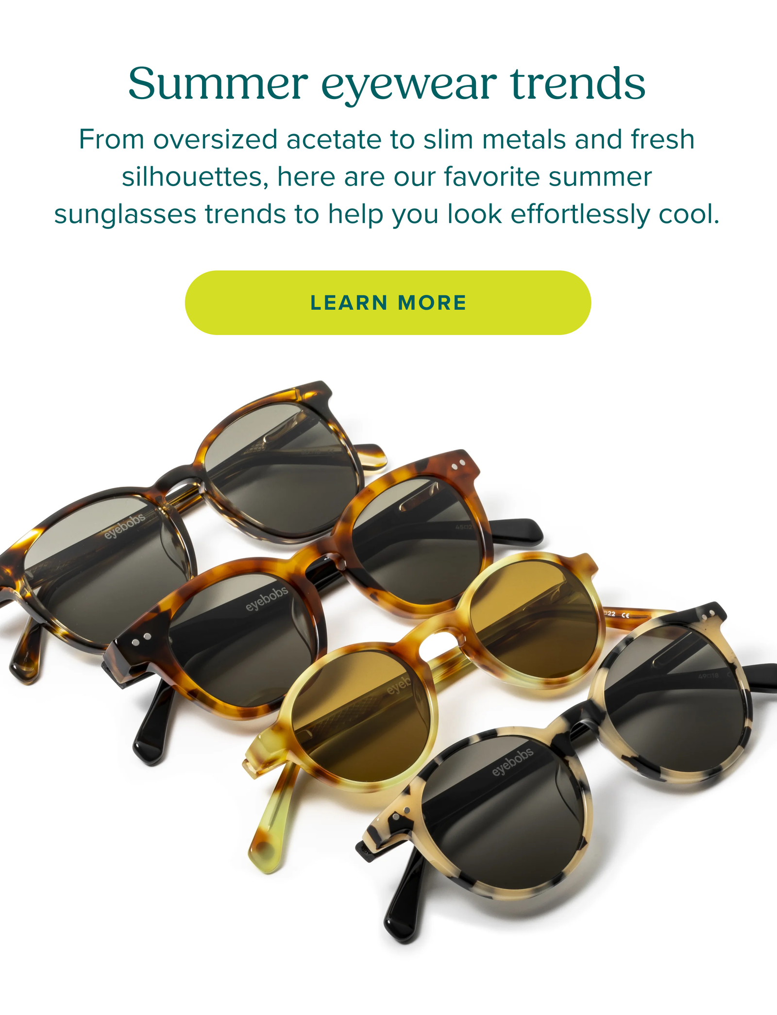 Summer eyewear trends