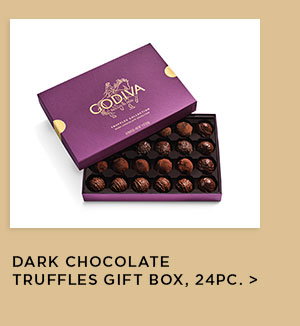 Dark Chocolate Truffles Gift Box, 24pc.