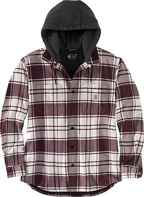 Carhartt Flannel-Fleece, hooded shirt/jacket