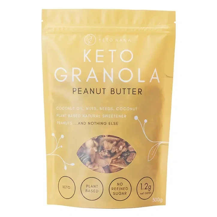 Keto Hana Keto Granola de Mantequilla de Cacahuete 300g