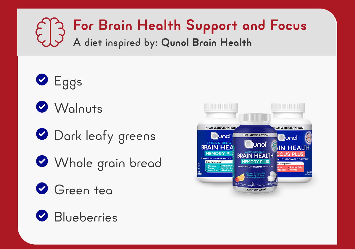 For Brain Health Support and Focus