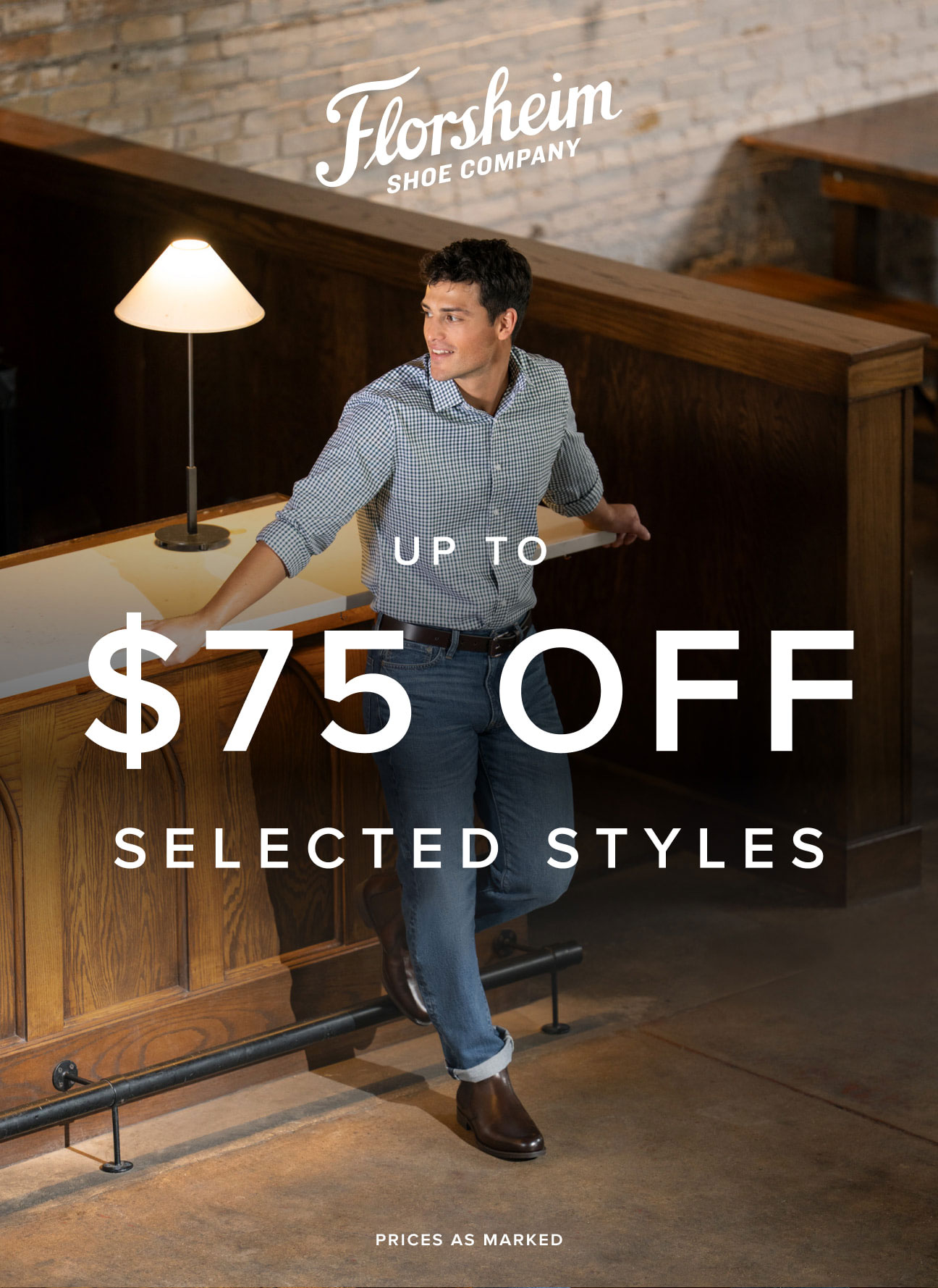 Up to $75 off selected styles. Display images to learn more.