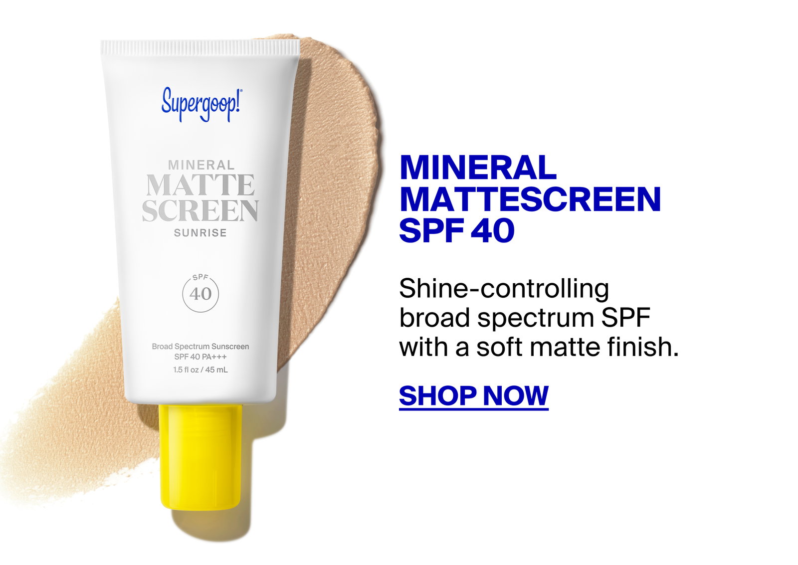 Shop Mineral Mattescreen SPF 40