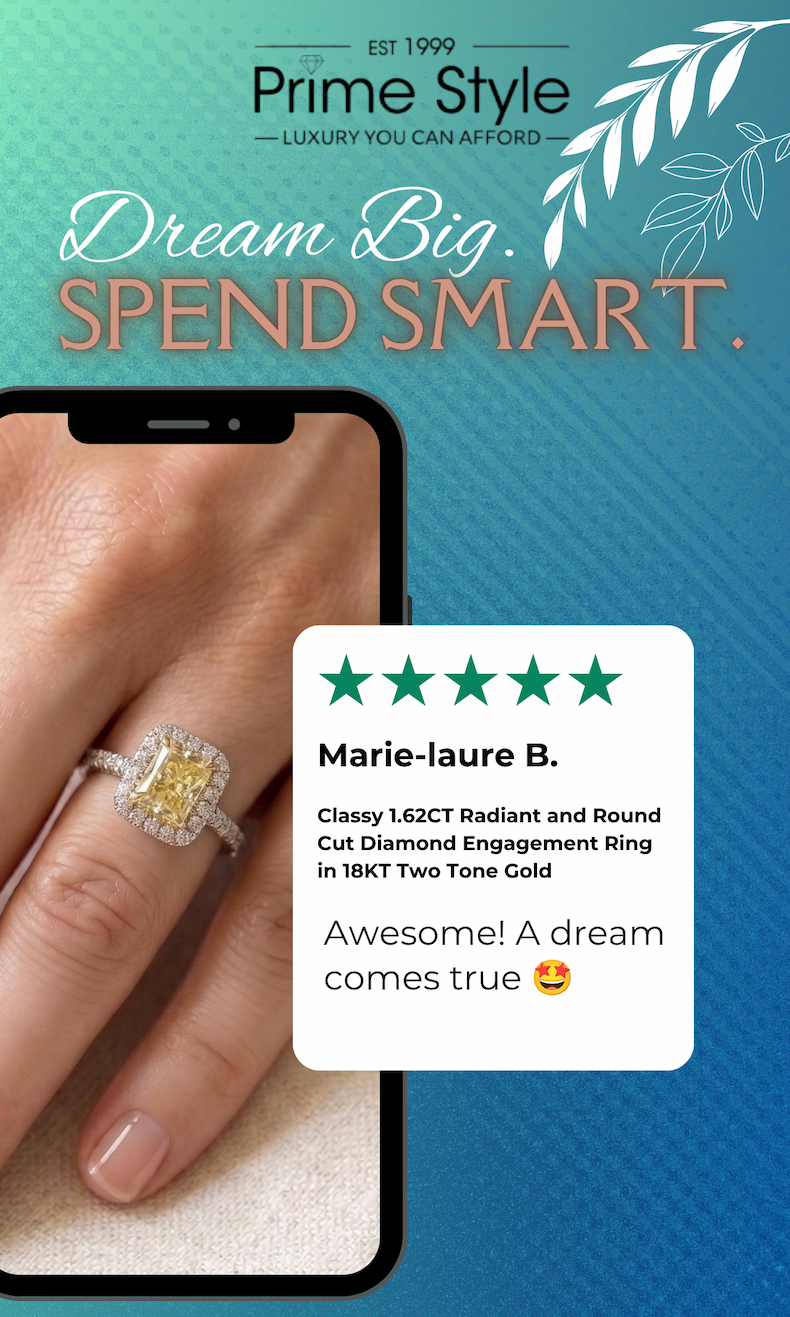 Fancy Yellow Colored Diamonds Engagement Ring