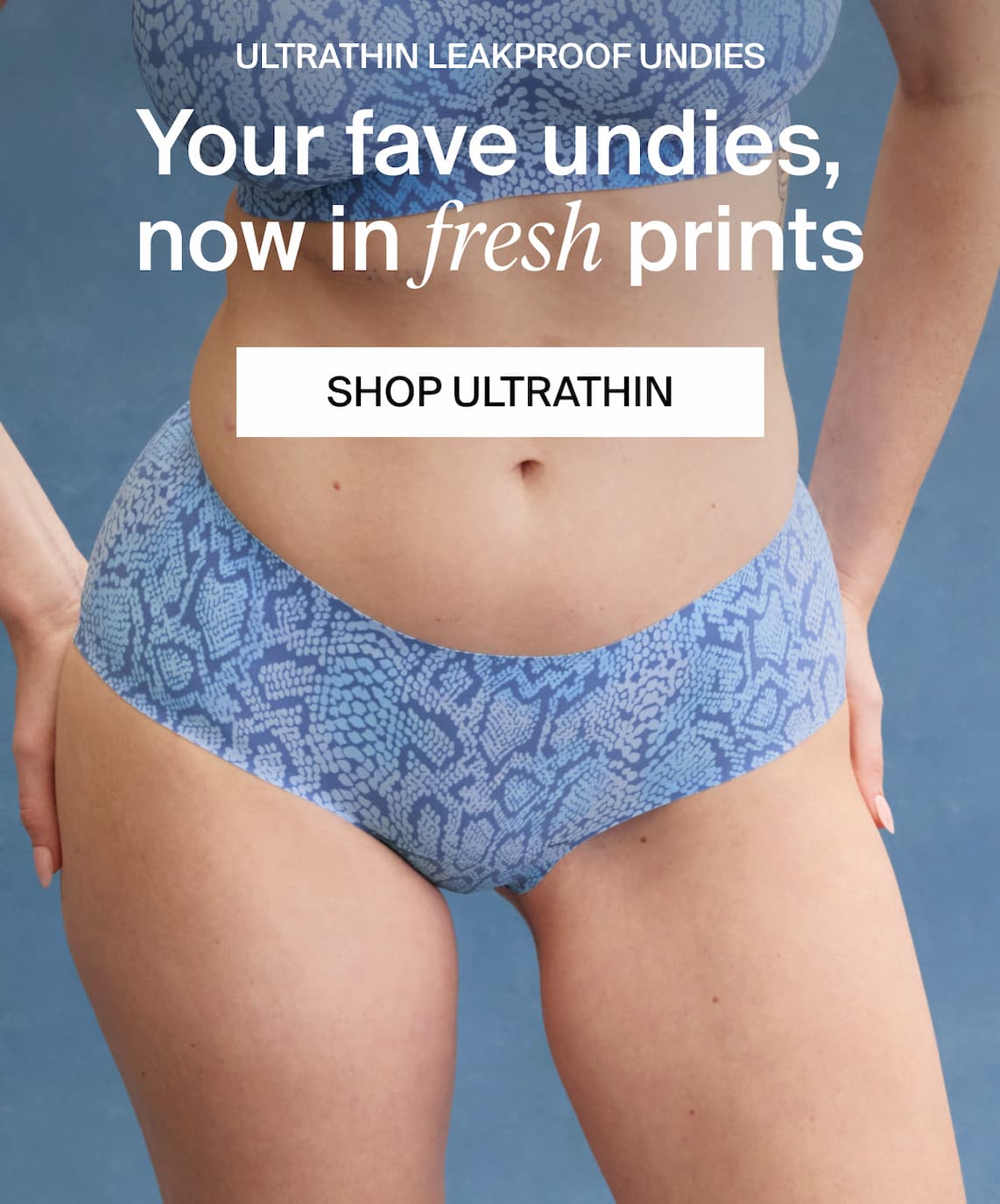 Ultrathin Leakproof Undies: Your fave undies, now in fresh prints. Shop Ultrathin