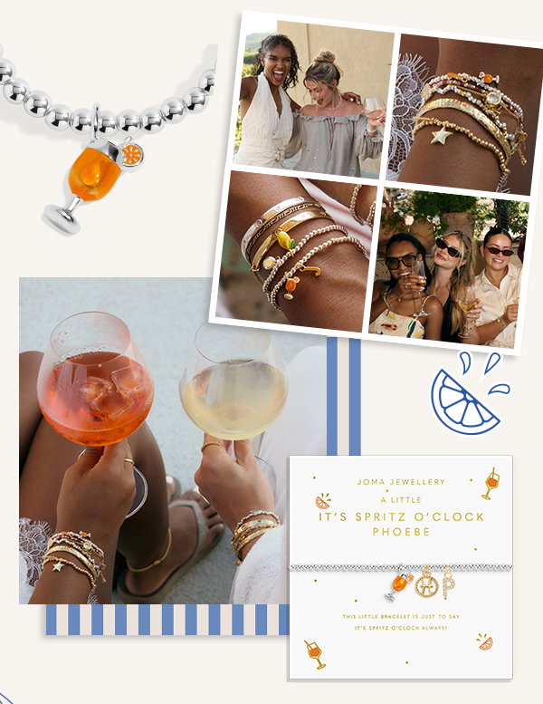 A Little Vibes 'It's Spritz O 'Clock' Bracelet