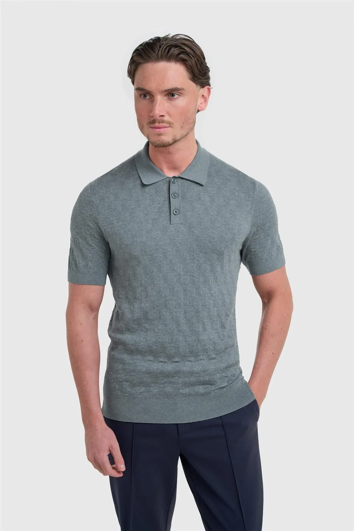 Image of Armando Mineral Blue Polo