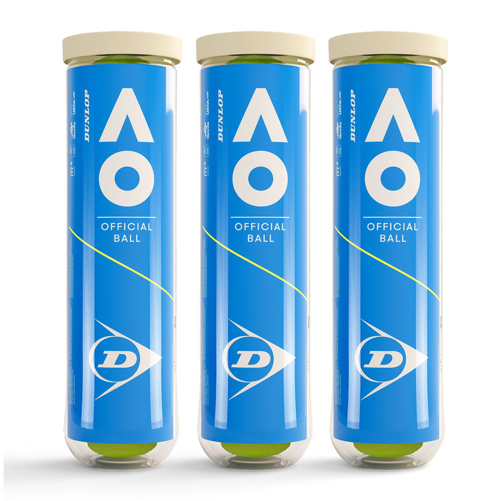 Image of Dunlop Australian Open Tennis Balls (Dozen)