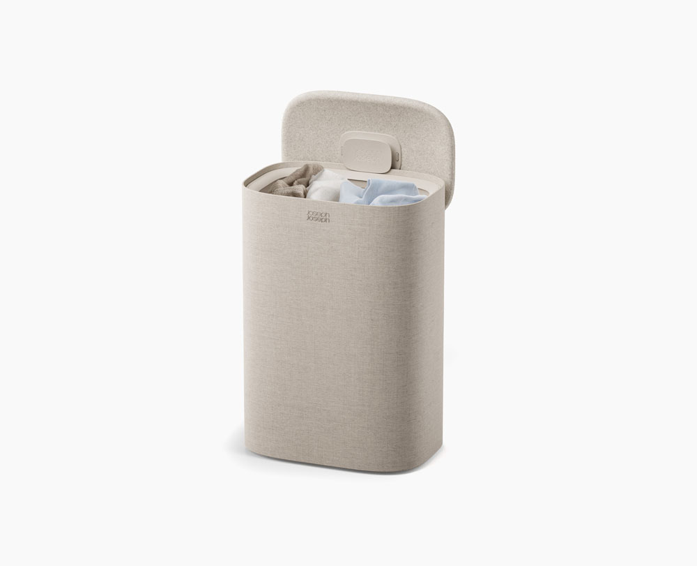 Tota 2 One 60L Pale Mushroom Laundry Basket