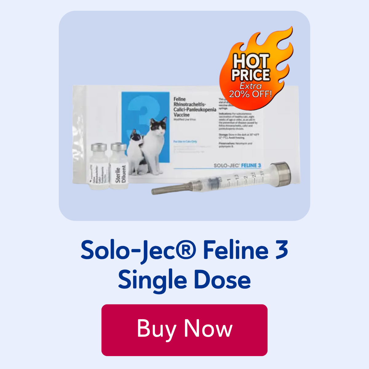 Solo-Jec® Feline 3 Single Dose