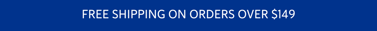 Free shipping on orders over $149
