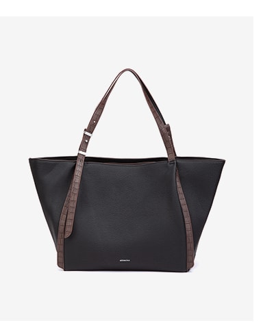 shopper materiales reciclados negro