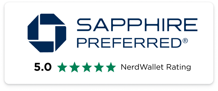 Sapphire Preferred 5.0 stars NerdWallet Rating