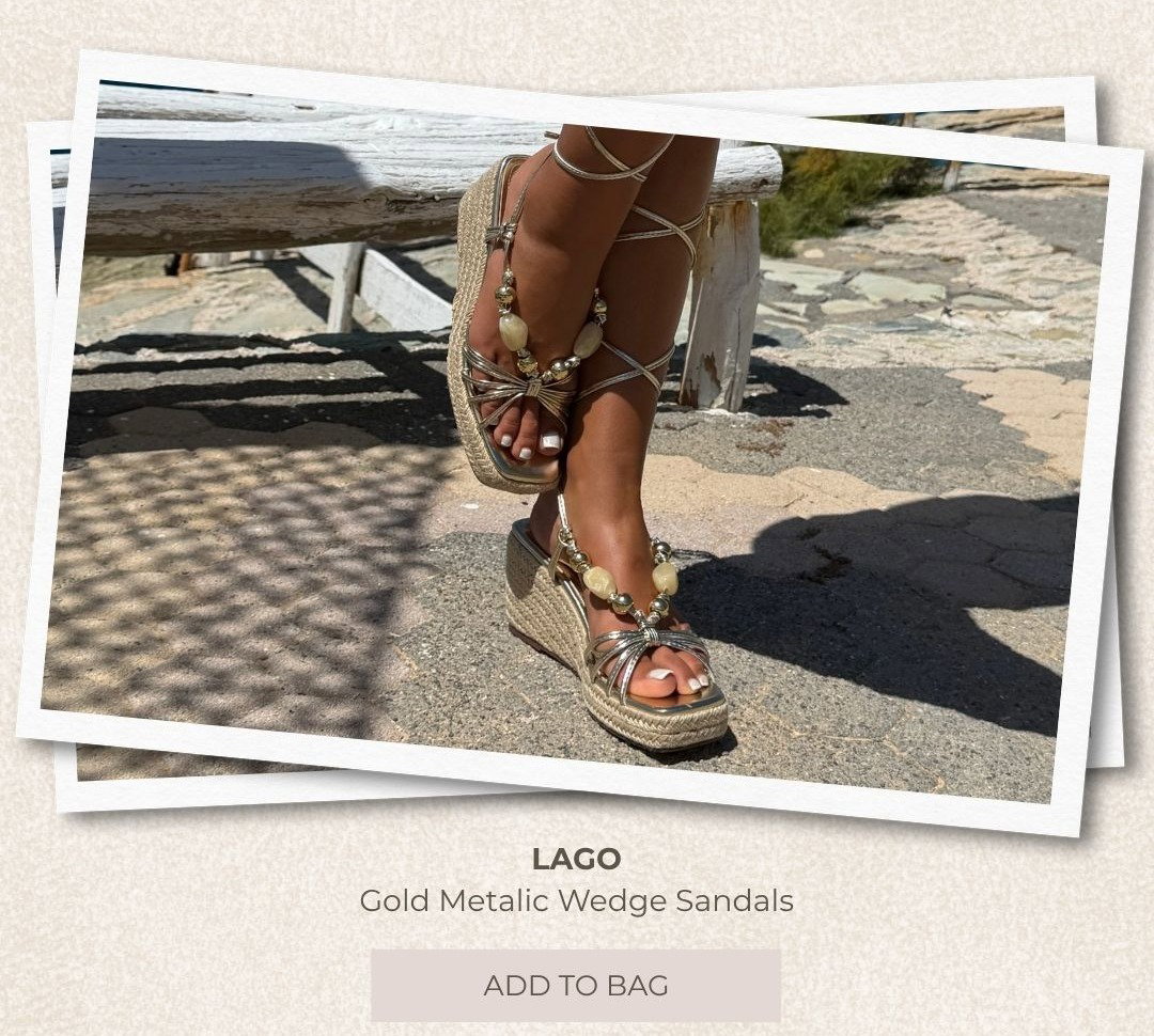 LAGO GOLD WEDGES