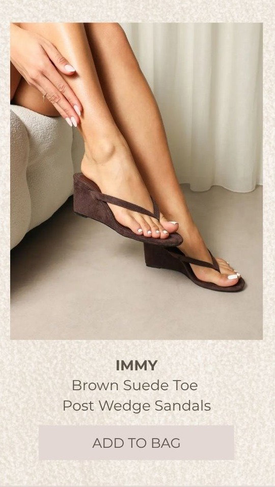 IMMY BROWN SUEDE HEEL