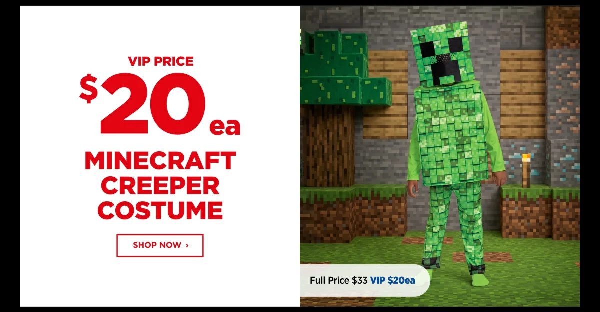 Minecraft Creeper costume