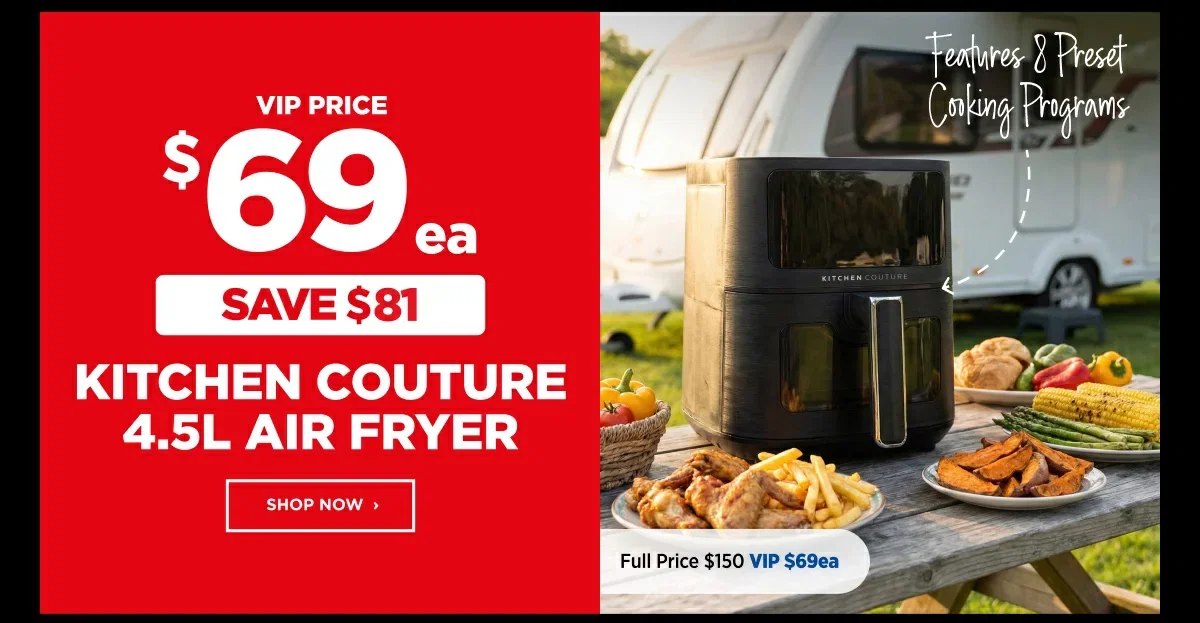 Kictehn couture 4.5L air Fryer