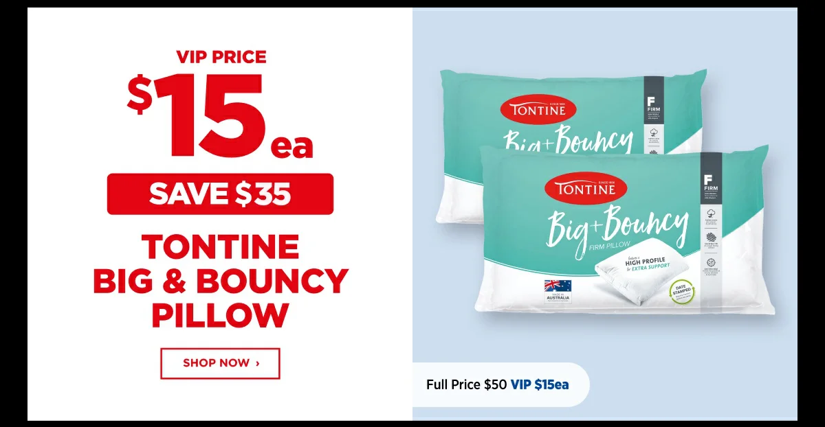 Tontine Big & Bouncy Pillow