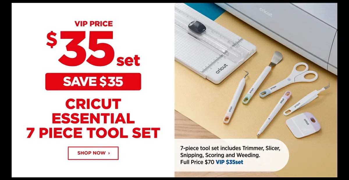 Cricut Essentail 7 Piece tool set