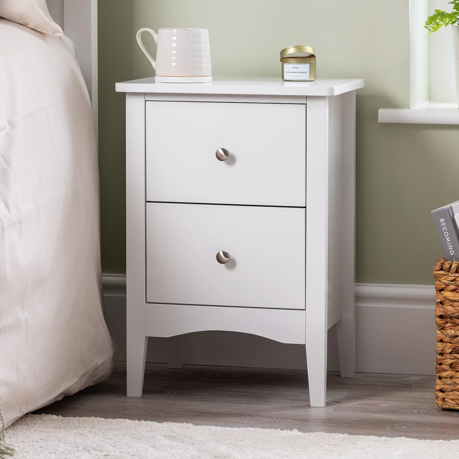 Image of Ilsington 2 Drawer Bedside Table