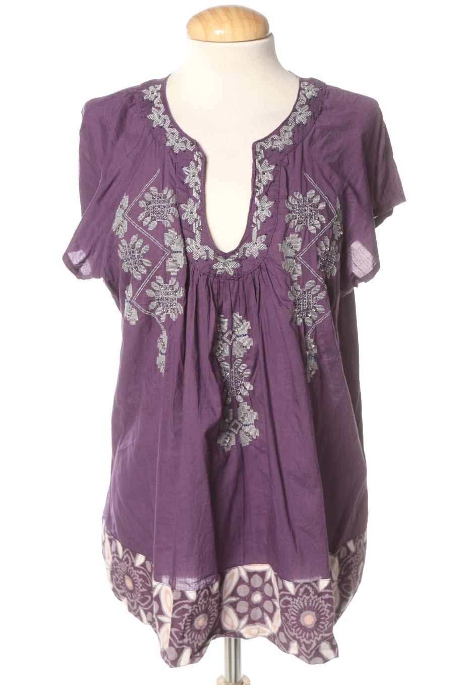 Blusa de manga corta