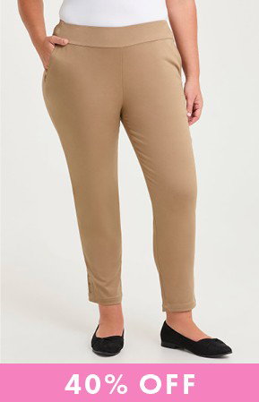 Medina Slim Leg Natural Pant