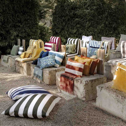 Housse de coussin extérieure Riviera Haomy - 10 coloris chaleureux