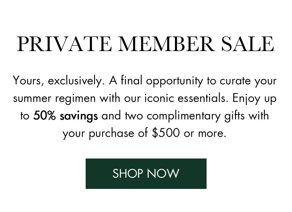 PRIVATE MEMBER SALE