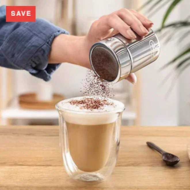 DeLonghi Cappuccino Cocoa Shaker