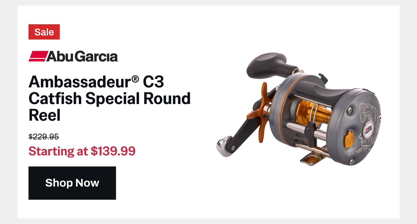 Ambassadeur C3 Catfish Special Round Reel