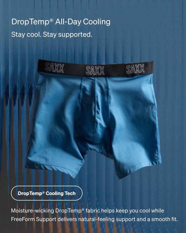 SAXX FREE DropTemp® All Day Cooling Everyday Boxer Brief