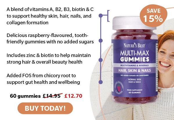 Formulated to Support Hair, Skin & Nails