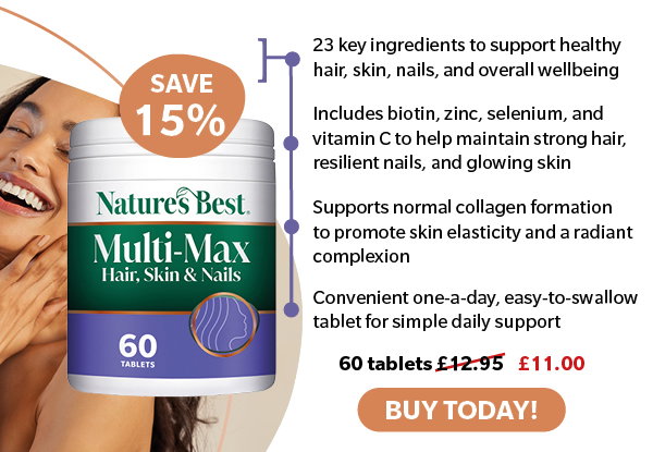 Formulated to Support Hair, Skin & Nails
