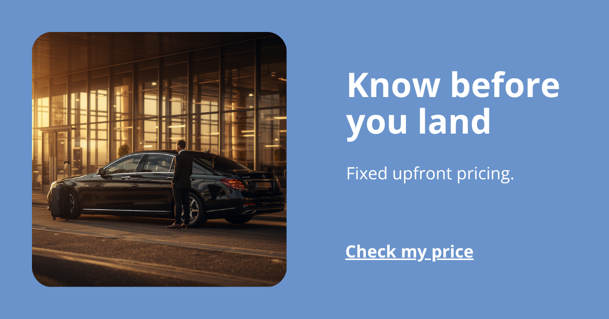 image of suitcase and text encouraging the user to check their price