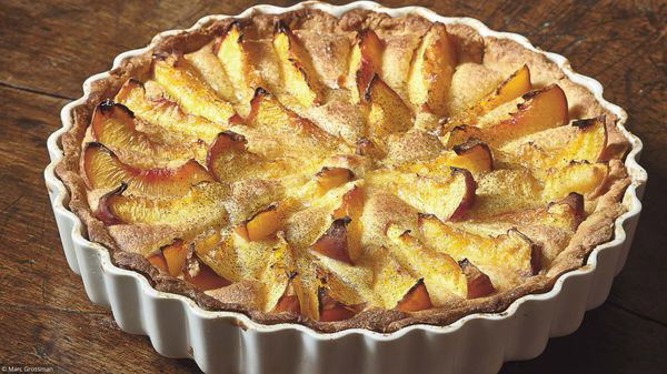 Tarte amandine à la pêche 