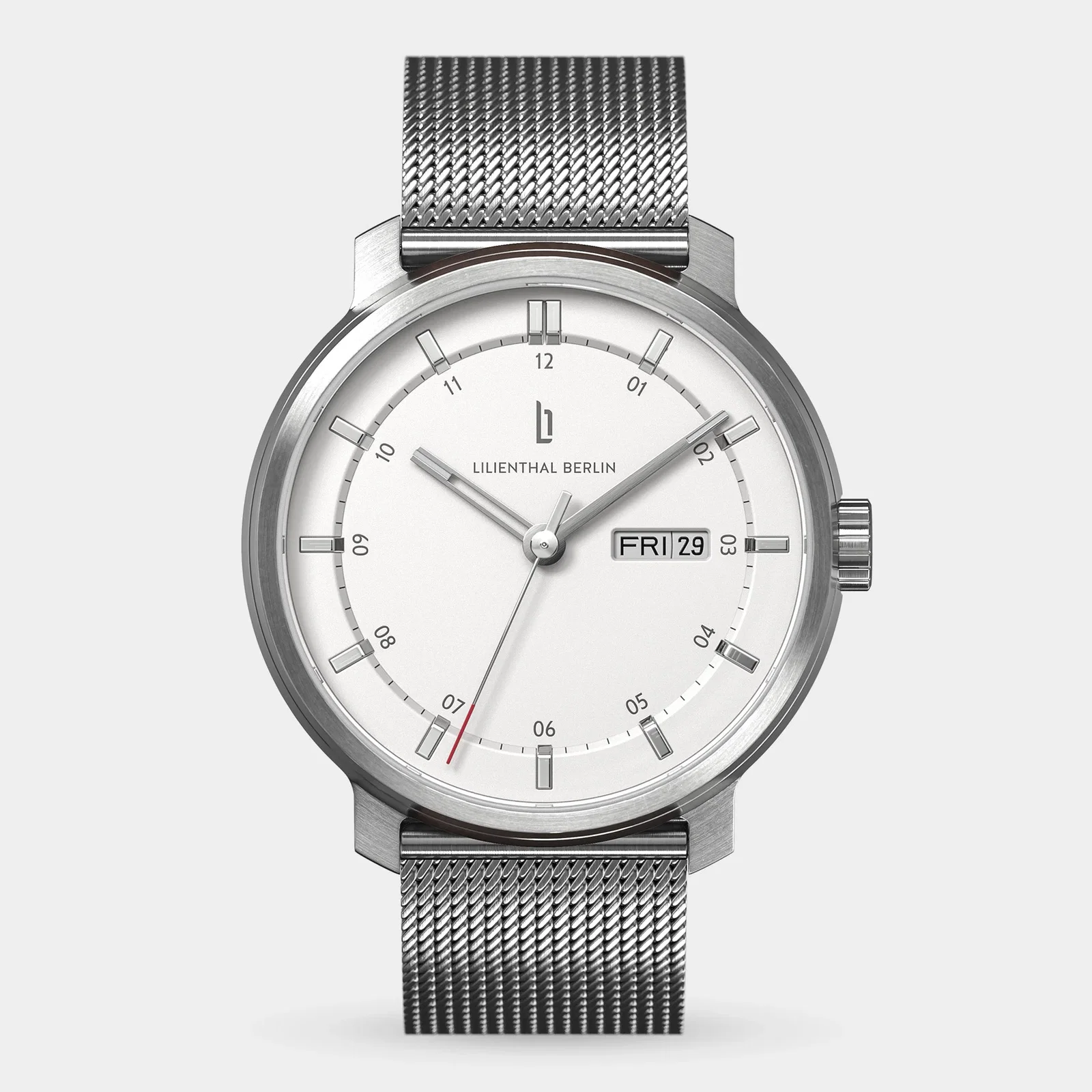 Image of Neolux Day Date – Silver White