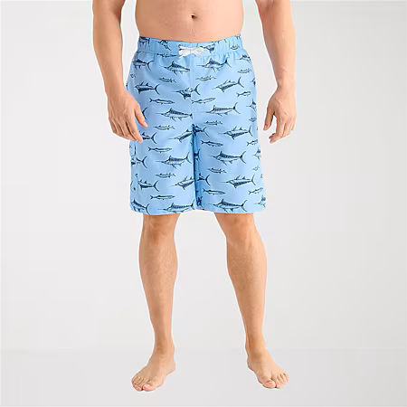 Image of St. Johns Bay Mens Big and Tall 10 Swim Trunks