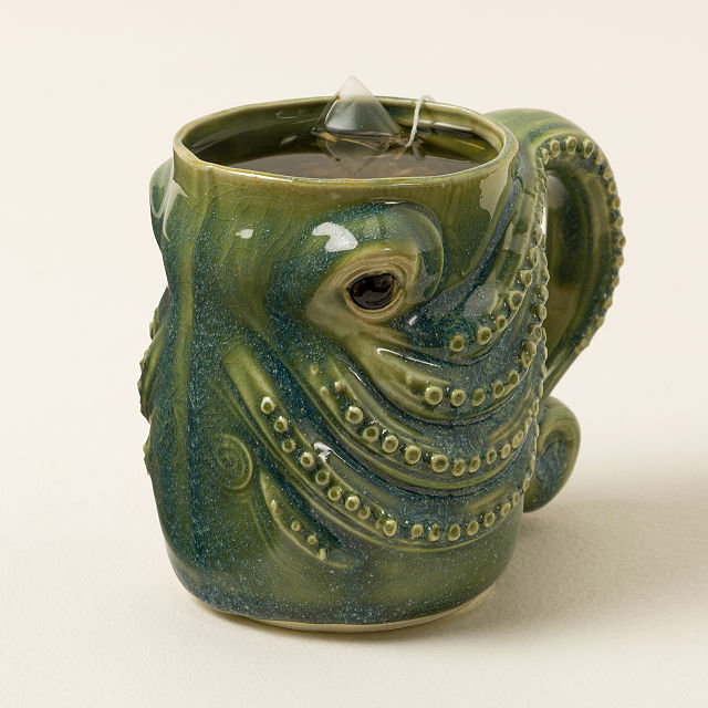 Ocean Depths Octopus Mug
