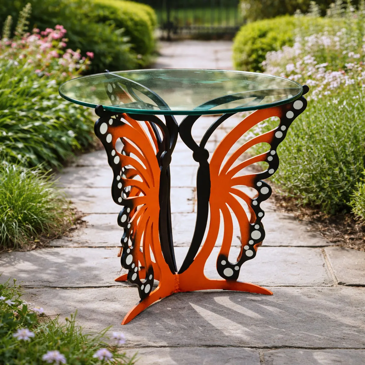 Handmade Butterfly Garden Table