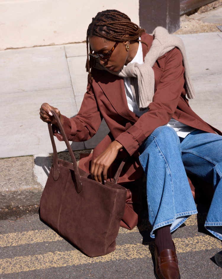 Brown Valentina Trench Coat