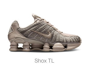 Nike Women's Shox TL Sneakers in Dark Beige
